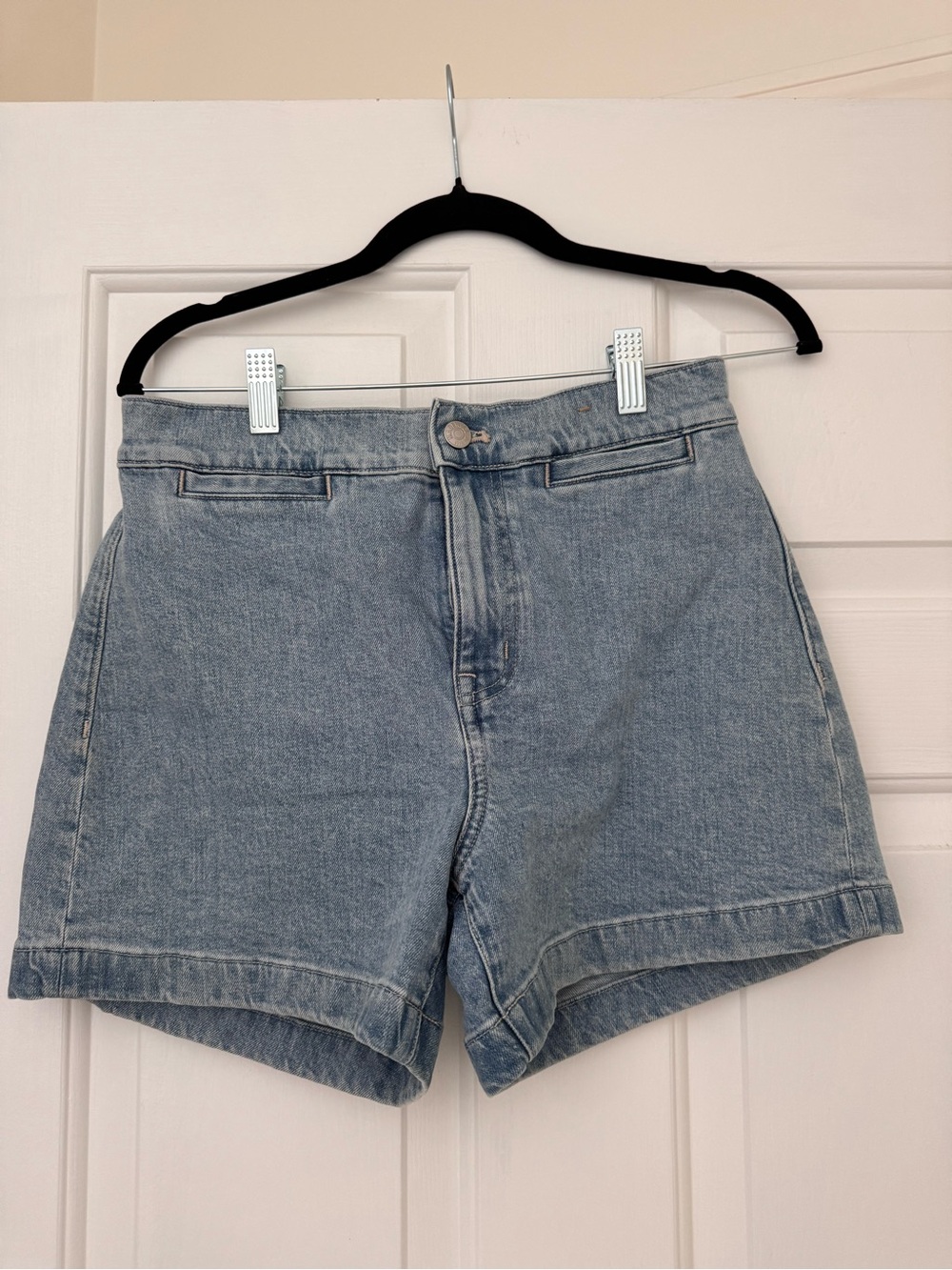 MADEWELL High-Rise Light Blue Denim Women’s Shorts